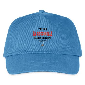 T’es pas la coccinelle la plus brillante du jardin - Casquette de baseball Enfant - bleu paon - Devant