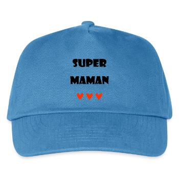 MOM. MOTHER'S DAY. HEART. FEAST. HAPPY BIRTHDAY - Kids’ Baseball Cap - peacock-blue - Front