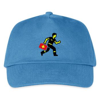 Paramedic Emergency Doctor Emergency Kit - Kids’ Baseball Cap - peacock-blue - Front