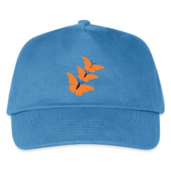 3_schmetterlinge_22 - Casquette de baseball Enfant - bleu paon - Devant