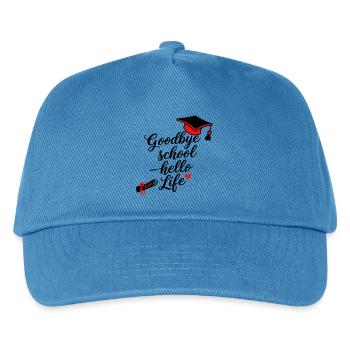Abitur - Kids’ Baseball Cap - peacock-blue - Front