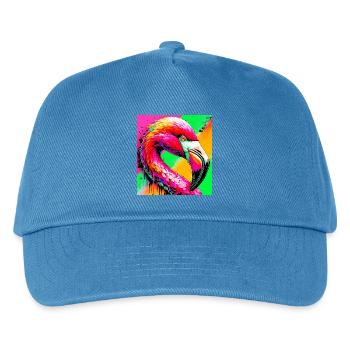 flamingo - Kids’ Baseball Cap - peacock-blue - Front