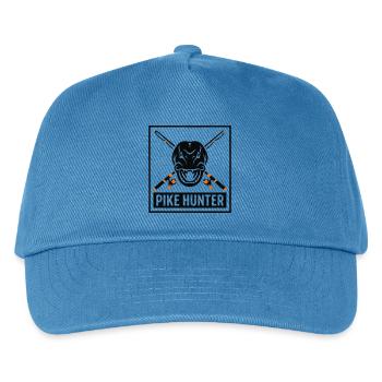 Pike Jaeger Coat of Arms Logo - Kids’ Baseball Cap - peacock-blue - Front