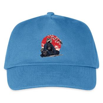 Raccoon Kendo Karate Judo Akido Martial Arts - Kids’ Baseball Cap - peacock-blue - Front