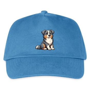 Australian Shepherd Aussie Aussiebesitzer Aussies - Kinder Basecap - Pfauenblau - Vorne