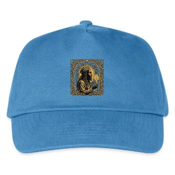 Rastafari Weihnachts Reggae - Kinder Basecap - Pfauenblau - Vorne