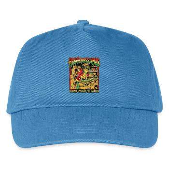 Christmas Soundsystem Dub Reggae - Kinder Basecap - Pfauenblau - Vorne