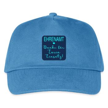 Team Einsatz Ehrenamt Danke - Kinder Basecap - Pfauenblau - Vorne