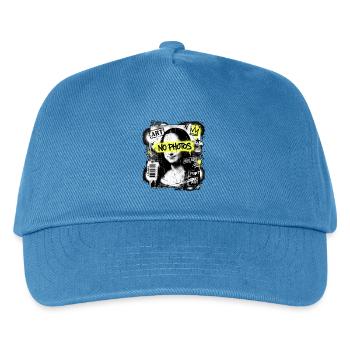 Die Mona Lisa Fatcap Marker - Kinder Basecap - Pfauenblau - Vorne