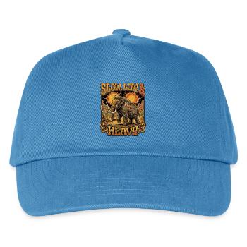 Metal Mammut Death Metal Rock - Kinder Basecap - Pfauenblau - Vorne