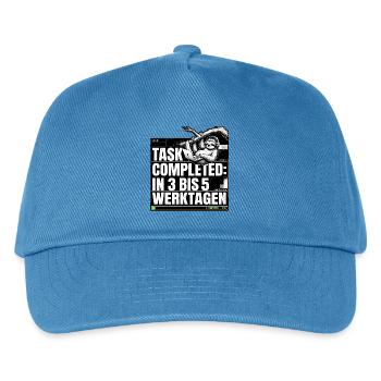Büro Faultier - Kinder Basecap - Pfauenblau - Vorne