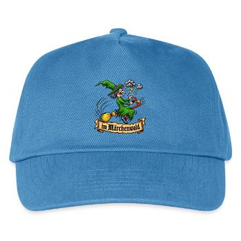 1000188454 - Kinder Basecap - Pfauenblau - Vorne