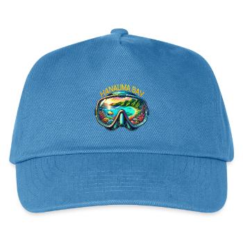 Hanauma Bay Tauchen Hawaii Schnorcheln Strand - Kinder Basecap - Pfauenblau - Vorne