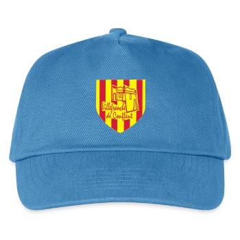 Villefranche de Conflent,Pyrénées orientales - Casquette de baseball Enfant - bleu paon - Devant