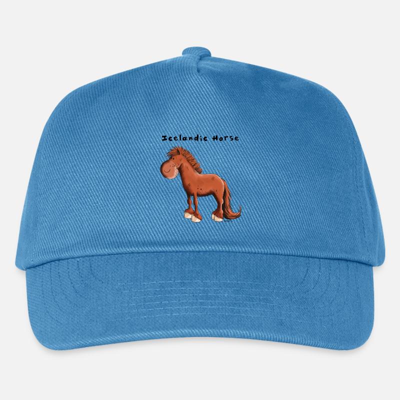 Der Isländer - Kinder Basecap - Pfauenblau