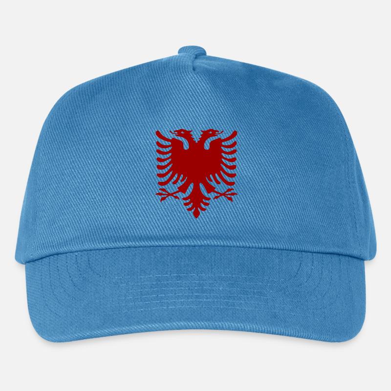 Albanian Eagle - Kids’ Baseball Cap - peacock-blue