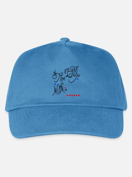 the best Mom, Muttertag - Kinder Basecap - Pfauenblau