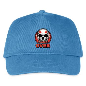 Skull-Spiel vorbei Red Crest - Kinder Basecap - Pfauenblau - Vorne
