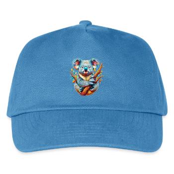Koala - Kinder Basecap - Pfauenblau - Vorne