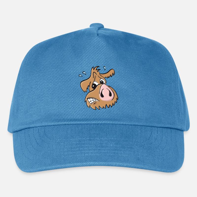 Schweinehund - ups - Kinder Basecap - Pfauenblau