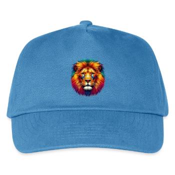 Lion - Kids’ Baseball Cap - peacock-blue - Front