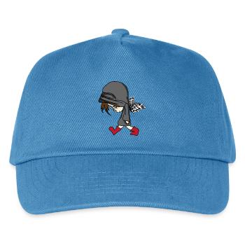 dark boy behide the wall - Kinder Basecap - Pfauenblau - Vorne