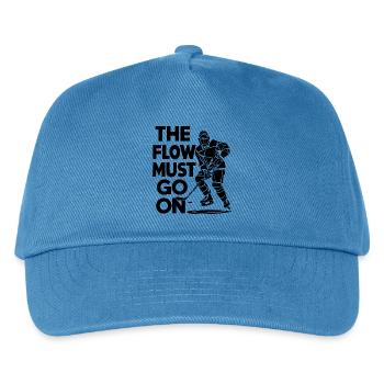 L’amour du hockey – Le flux continue - Casquette de baseball Enfant - bleu paon - Devant