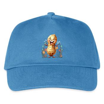 Peanut Flowers Nature Nature Lover - Kids’ Baseball Cap - peacock-blue - Front