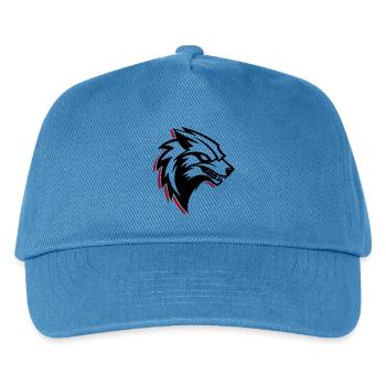 Wolf Logo - Kinder Basecap - Pfauenblau - Vorne