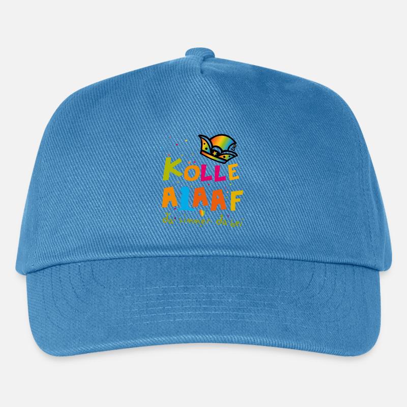 Karneval Alaaf - Kinder Basecap - Pfauenblau