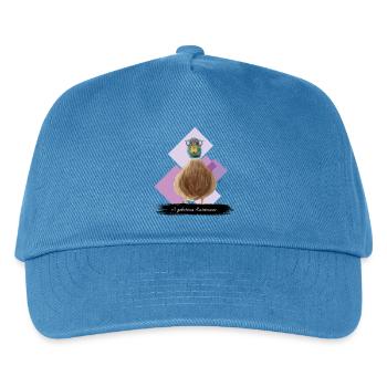 JvG Ente "A geborena Entetainer" - Kinder Basecap - Pfauenblau - Vorne