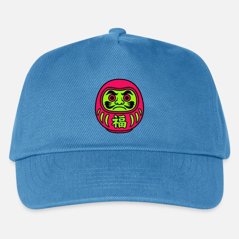 Daruma by FANMAN! - Kinder Basecap - Pfauenblau