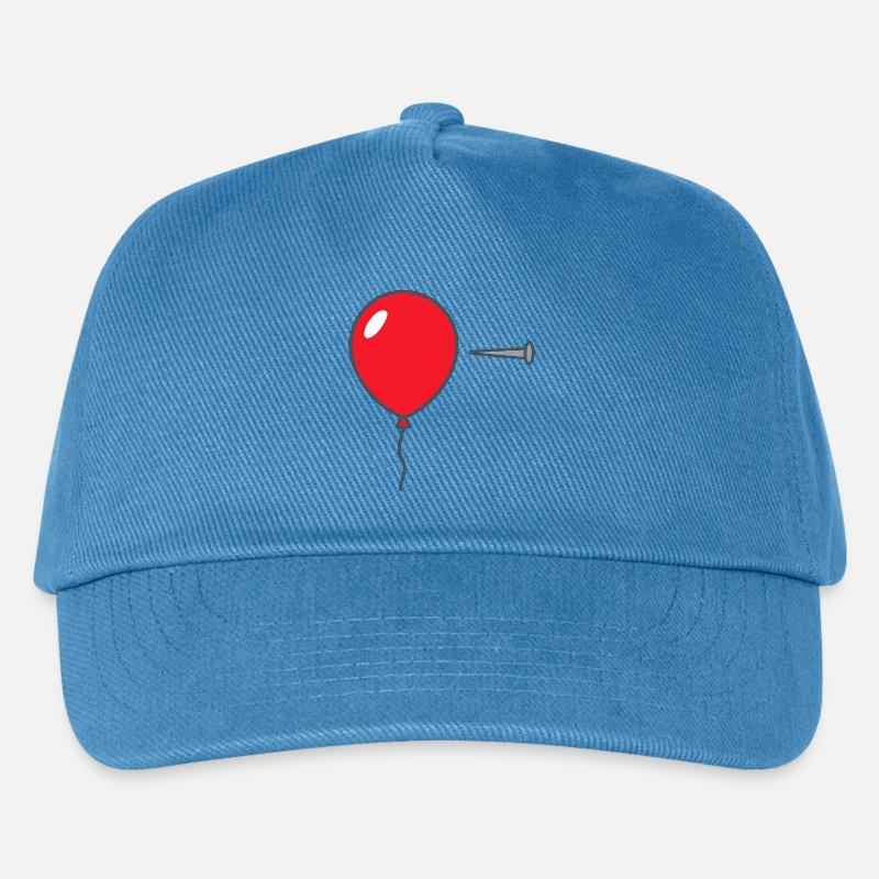 •	„Pop the Balloon – Bold Graphic Design - Kinder Basecap - Pfauenblau