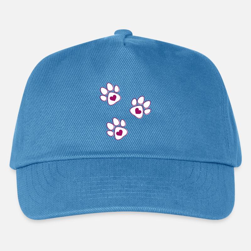 Stilisierte Herzbeine - Kinder Basecap - Pfauenblau