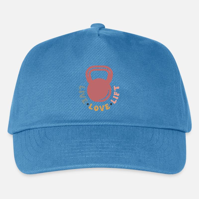Kettlebell One Love - Kinder Basecap - Pfauenblau