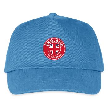 Round de l’emblème de Birmingham England - Casquette de baseball Enfant - bleu paon - Devant