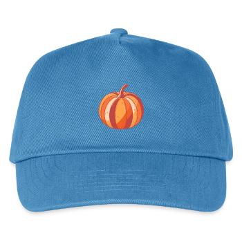 Pumpkin Pop Art Autumn - Kids’ Baseball Cap - peacock-blue - Front