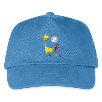 Einschulung 2026  - Kinder Basecap - Pfauenblau - Vorne
