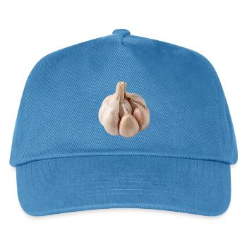 Garlic Vegan cuisine mediterranean - Kids’ Baseball Cap - peacock-blue - Front