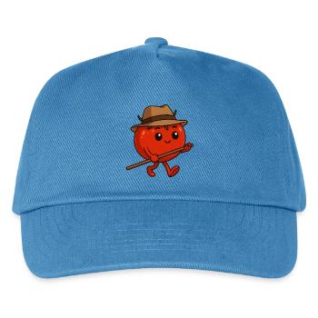 Tomato on the move - Kids’ Baseball Cap - peacock-blue - Front