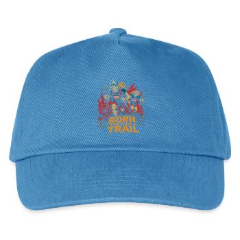 0185 - Kinder Basecap - Pfauenblau - Vorne