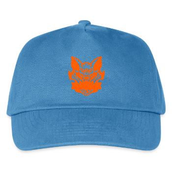 Fledermaus E-Sport Logo - Kinder Basecap - Pfauenblau - Vorne