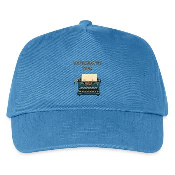 Du bist genau mein Typ - Kinder Basecap - Pfauenblau - Vorne