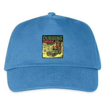 Dub Reggae Weihnachtsmann - Kinder Basecap - Pfauenblau - Vorne