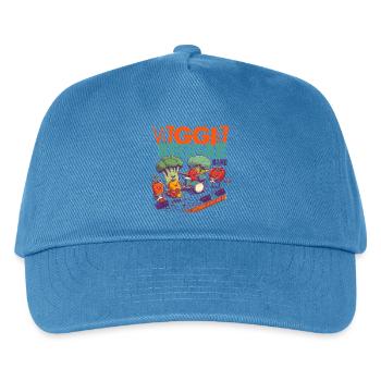 VEGGIE REGGAE BAND - Kinder Basecap - Pfauenblau - Vorne