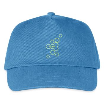 Albin als Style - Kinder Basecap - Pfauenblau - Vorne