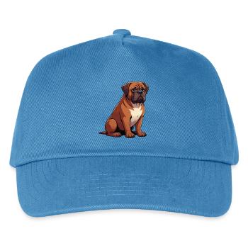 Bordeaux Dogge Bordeauxs Bordeaux Doggen besitzer - Kinder Basecap - Pfauenblau - Vorne