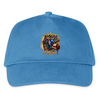 Chopin Music Gift – Die Poesie der Musik - Kinder Basecap - Pfauenblau - Vorne