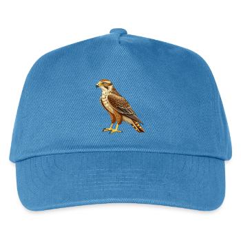 Rotschwanzbussard - Kinder Basecap - Pfauenblau - Vorne