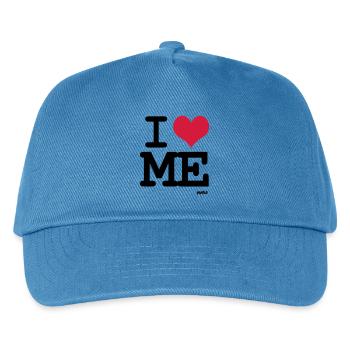 i love me by wam - Kids’ Baseball Cap - peacock-blue - Front